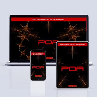 Patterns of Attachment band website mockup